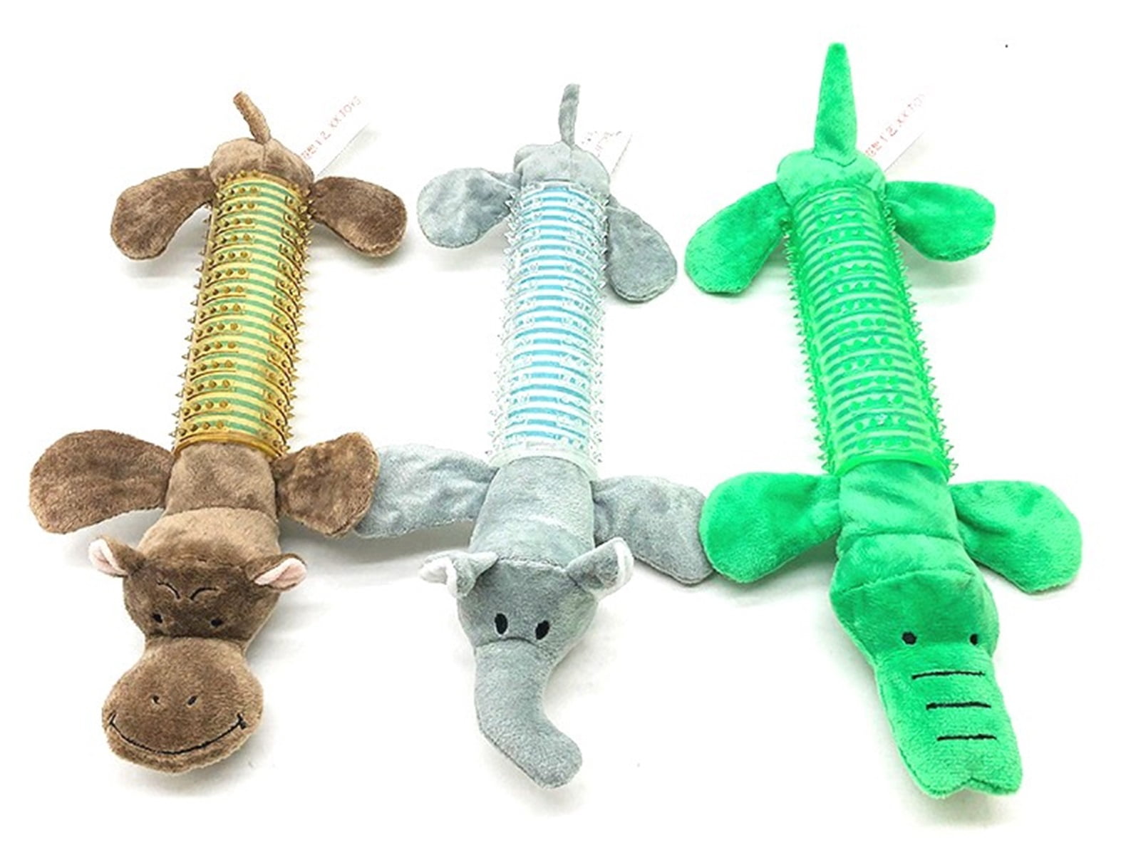 Dog Squeak Toys for Aggressive Chewers Durable Chew Toys Pack of 3
