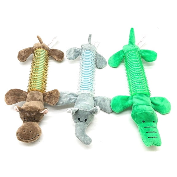 Dog Squeak Toys for Aggressive Chewers Durable Chew Toys Pack of 3