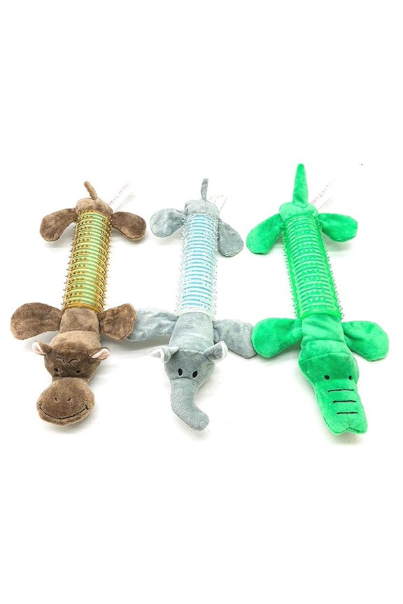 Dog Squeak Toys for Aggressive Chewers Durable Chew Toys Pack of 3