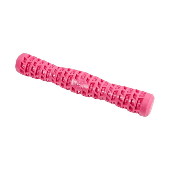 Dog Squeaker Toys, Tough Rubber Chew Toy for Medium Large Dogs, Interactive Dental Stick for Aggressive Chewers, Puppy Teething Toy