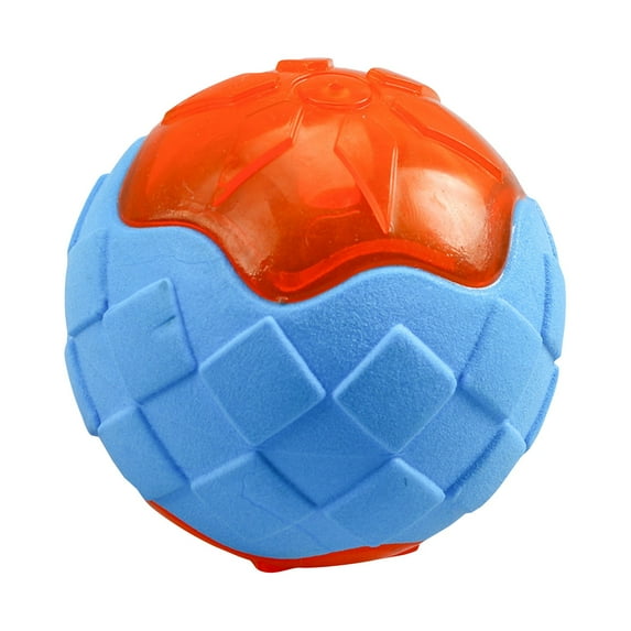Dog Squeaky Chew Toy – Tough TPR Rubber Interactive Toy for Medium/Large Dogs & Teething Puppies, Floating Pet Teething Toy (C)