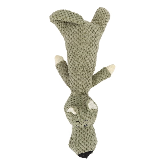 Dog Squeaky Toy Dog Squeaky Toy Teeth Cleaning Interactive Cute Wolf Shape Plush Puppy Chew Toy For Small Medium Pet