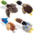 thumbnail image 1 of Calibonbon Stuffing-Free Squeaky Duck Toys for Dogs 4-Pack – Plush Chew Toys with Multiple Squeakers & Crinkle – No Mess Toy for Small & Medium Dogs, 1 of 7