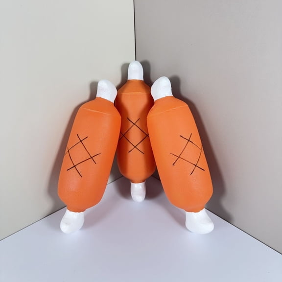 Dog Squeaky Toy, TPR Double-Headed Drumstick Shaped Toy for Teething and Dental Health, Interactive Play for All Breeds