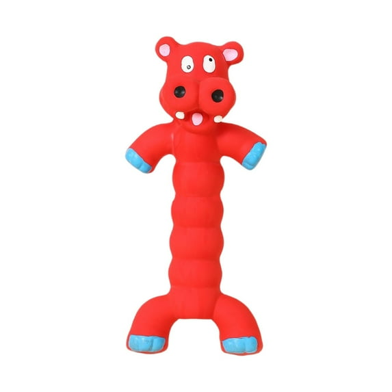 Dog Squeaky Toys Standing Stick Animal Puppy Fetch Interactive Play Pet Rubber Dental Chew Molar Toys for Small Medium Large Dogs