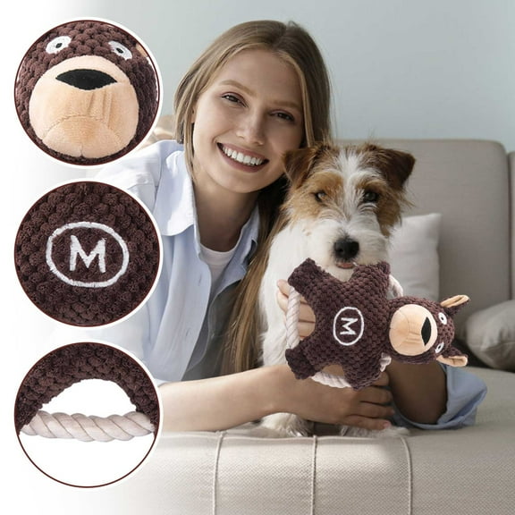 Dog Squeaky Toys for Aggressive Chewers - Dog&Cat Interactive Toys to Keep Them Busy Squeaky Dog Toys for Small and Medium Dogs