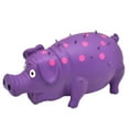thumbnail image 1 of Dog Squeeze Toy,Squeaky Pig Dog Toys, Blue Latex Grunting Pig Dog Toy Anxiety Relief for Dog Puppy Chew Toys,Purple, 1 of 6