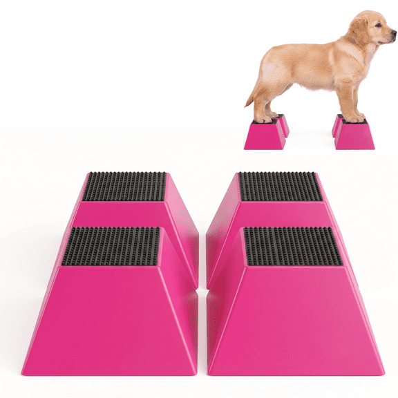 Dog Stacking Blocks for Large Breed Conformation Training, Show Stance Practice Equipment for Canine Positioning, Balance Training and Competition Preparation