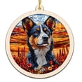 thumbnail image 1 of Dog Stained Glass Suncatcher Ornament – Ornament Gift for Family, Friends, Men & Women, Christmas 2025 Keepsake, 1 of 6