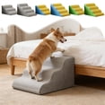 thumbnail image 1 of Dog Stairs,Dog Ramp for Bed,Dog Ramp for Bed Couch for Small to Large Dog,Ramp for Dogs to Get on Bed Pet Cat Stairs Doggy Steps Non Slip, 1 of 7