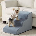 thumbnail image 1 of Dog Stairs for Small Dogs, 2-Steps Dog Ramp for Couch, Pet Stairs with Highly Supportive Foam and Non-Slip Bottom, Dog Steps for Cat & Doggie (High 11.8 Inch), 1 of 7