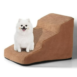 3 Tiers Dog Ramp and Stairs for Beds Or Couches Non Slip Sturdy Pet Steps for Small Dogs to get on High Bed Walmart