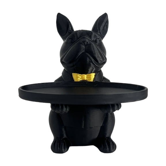 Dog Statue Dog Entryway Table Candy Dish Key Holder Bowl Storage Sculpture Figurines for Home Decors