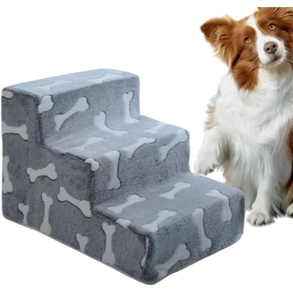 Dog Steps for High Bed, Removable Pet Stair, for Small Senior Dogs