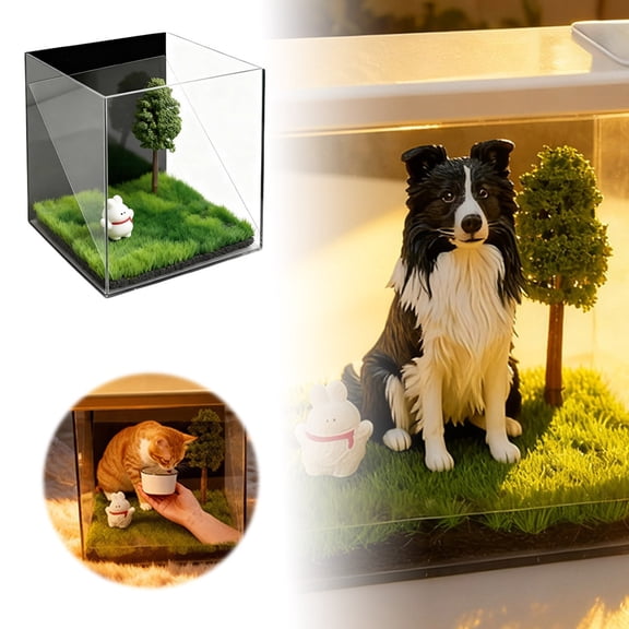 Dog Stereoscopic Projection Commemoration And 3D Acrylic Display Companion Funny Dog Accessories Dog Food And Accessories