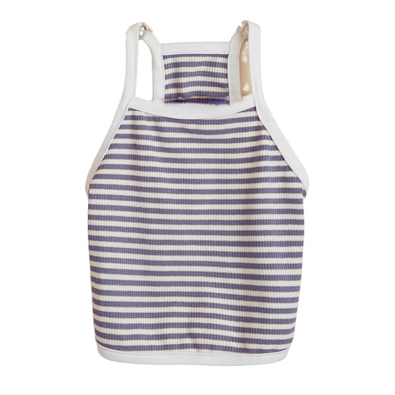 Dog Striped Sweatshirt Pet Clothes, Puppy Vest Soft Costumes, Puppy Apparel Print Vest Outfits for Small Medium Dogs and Cats Princess Dresses Girl Boy Clothing