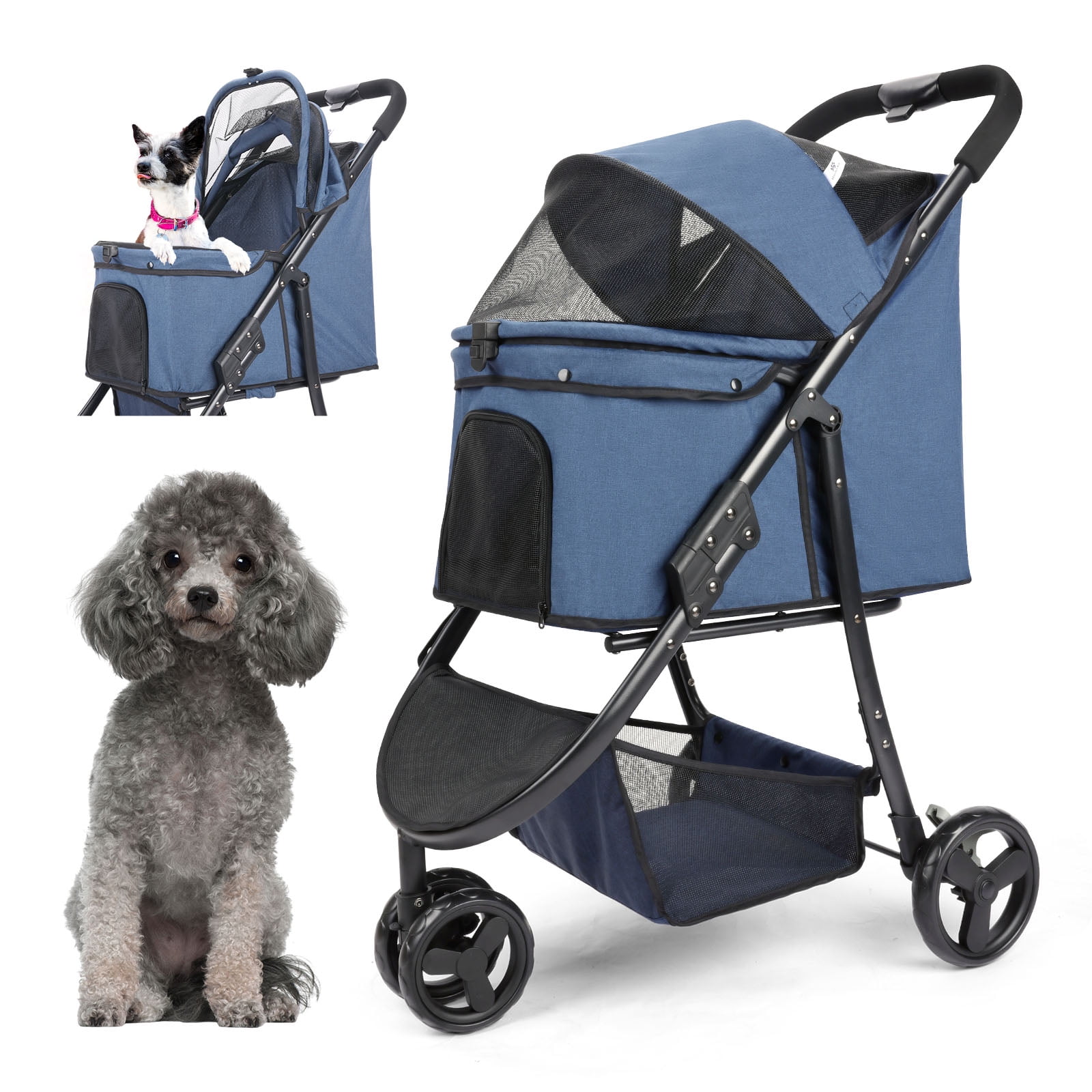 Dog Stroller Wedyvko Multifunction Pet Stroller for Small Dogs