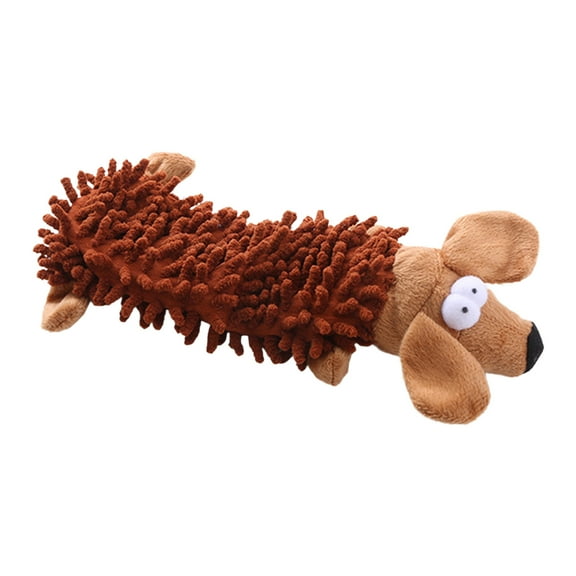 Dog Stuff Durable Squeaky Plush Dog Toy for Small and Medium Dogs, Soft Chewable Interactive Pet Play Toy, Cute Animal Design, Safe and Washable, Indoor Fun for Puppies and Adult Dogs Dog Toys for Ag