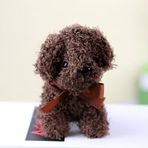 Dog Stuffed Animal, Adorable Labradoodle Plush Toy Fluffy Red Poodle Stuffed Animal Dog Puppy for Kids, Babies, Birthday, Nursery, Cuddly Gift for Toddlers 18 Months