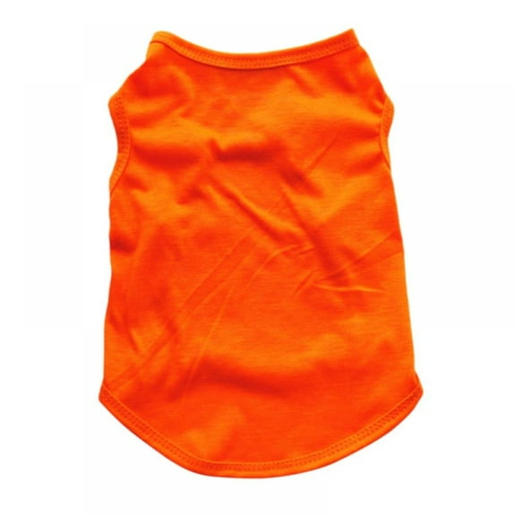 Dog Summer T-Shirts Solid Color Cotton Vest,Pet Breathable Soft Basic Clothes for Small Medium Boy Girl Dogs