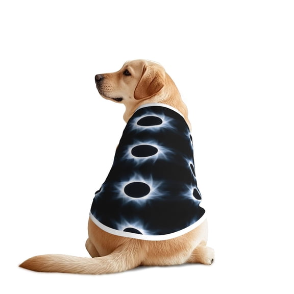 Dog Summer T-Shirts Vest Total-Solar-Eclipses Pet Breathable Basic Clothes for Larg Dogs 3X-Large