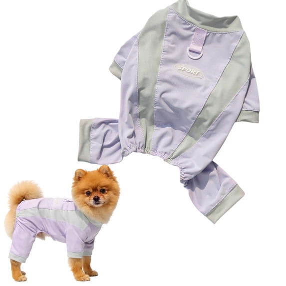 Dog Sun Protection Suit Pet Vest Lightweight Apparel for Large & Medium Dogs Four-Legged Clothes Spring and Summer Large Dog Supplies Sunscreen Dog Clothes