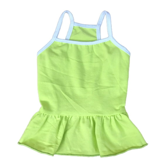 Dog Sundress for Spring and Summer - Ruffled Suspender Tank Top, Cute Pet Clothes for Small and Medium Dogs and Cats