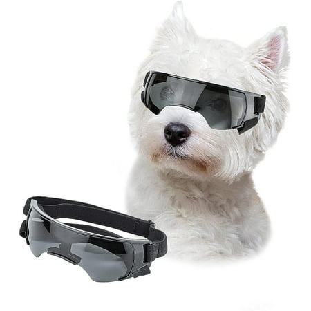 Dog Sunglasses Small Breed, Dog Goggles for Small Dogs Windproof Anti-UV Glasses for Dogs Outdoor Eye Protection