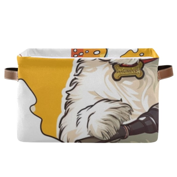 Dog Surf Speedboat Storage Bins Baskets With Handles Storage Box Clothes Organizer Organization Toys