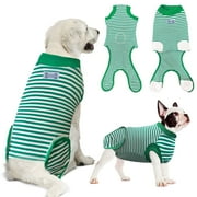 Dog Surgery Recovery Suit, Recovery Suit for Female Male Dogs Cats, Spay Onesie After Surgery, Green, M