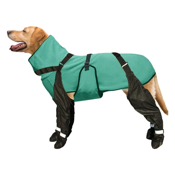 Dog Suspender Booties, Dog Paw Boot Leggings Anti-, Dog Snow Pants, Adjustable Suspender Boots for Dogs Hiking Paws Protector, Size XS