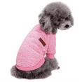 thumbnail image 1 of Dog Sweater, Classic Dog Sweaters for Small Dogs or Cats, Girl or Boy, Warm Dog Clothes Shirt Coat for Winter Christmas - Pink, M, 1 of 9