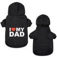 thumbnail image 1 of Dog Sweater,Pet Hoodie for Cold Weather,Coat Hooded Sweatshirt for Large and Small Dogs,Dad, 1 of 7
