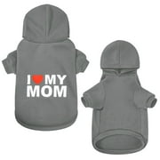 Dog Sweater Dog Hoodie Cold Weather Dog Coat Hooded Sweatshirt for Puppies,Cats, Small Medium Large Dogs MOM