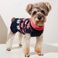 thumbnail image 1 of Dog Sweater Dress Turtleneck Dogs Knitwear Pullover Warm Winter Pet Sweater Long Dresses, 1 of 10