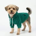 thumbnail image 1 of Dog Sweater Hoodies for Small Medium Dogs Soft Warm Dog Sweatshirt Cold Weather Pet Winter Clothes with Pocket Hoodies for Puppy Dogs(Green,M), 1 of 7