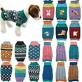 thumbnail image 1 of FunnyDogClothes Cozy Knit Pullover Acrylic Dog Sweater, Medium, Elephant, 1 of 7