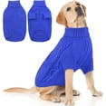 thumbnail image 1 of Dog Sweater for Large Size Pet,Pitbull Dog Sweater, Doggy Sweater for Labrador Retriever,Cold Weather Warm Knitted Pet Sweatershirt for Boy Girl Dogs (Multiple Colors), 1 of 8