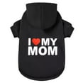 thumbnail image 1 of Dog Sweater,Pet Hoodie for Cold Weather,Coat Hooded Sweatshirt for Puppies,Cats, Small Medium Large Dogs,MOM, 1 of 7