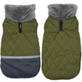 thumbnail image 1 of Dog Sweater Reflective Waterproof Pet Winter Warm For Small Medium Large Double Sided Wearable Dog Coat, 1 of 6