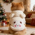 thumbnail image 1 of Dog Sweater for Small Dogs Cute Bear Pattern Doggie Clothes Winter Warm Puppy Coat Holiday Birthday Outfits Small Dog Costume Fall Pet Cat Lightweight Sweaters(White,XXL), 1 of 5