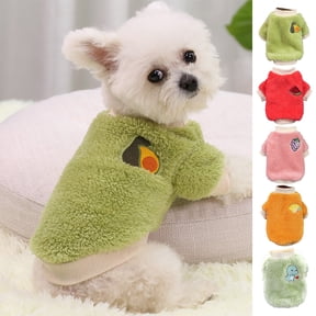 Dog Sweater Vest Winter Warm Pet Outfit Cozy Two Legged Small Medium Cat Clothes Multicolor Puppy Apparel Indoor Outdoor by PALIFEUR