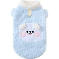 thumbnail image 1 of Pet Supplies Dog Sweater Coat Winter Warm Jacket for Small Dogs Soft Fuzzy Puppy Clothes with D Ring for Harness Leash Pullover Cold Weather Apparel, 1 of 6