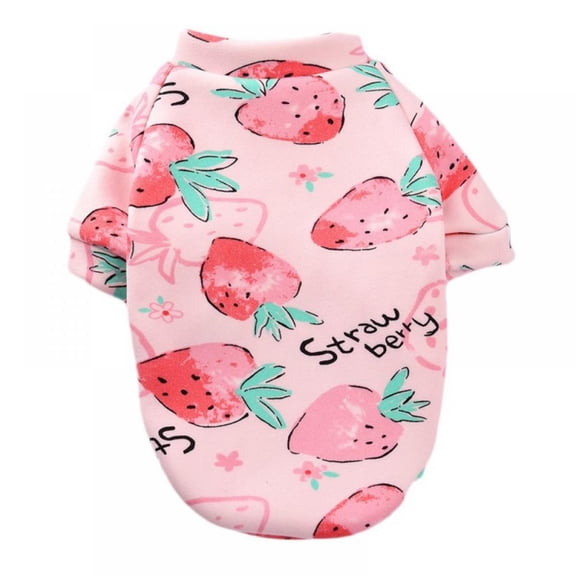 Dog Sweater for Small Dogs Cute Puppy Sweatshirt Color Vibrant Doggy Cold Weather Coats Cartoon Pattern Pet Clothes XS-XL