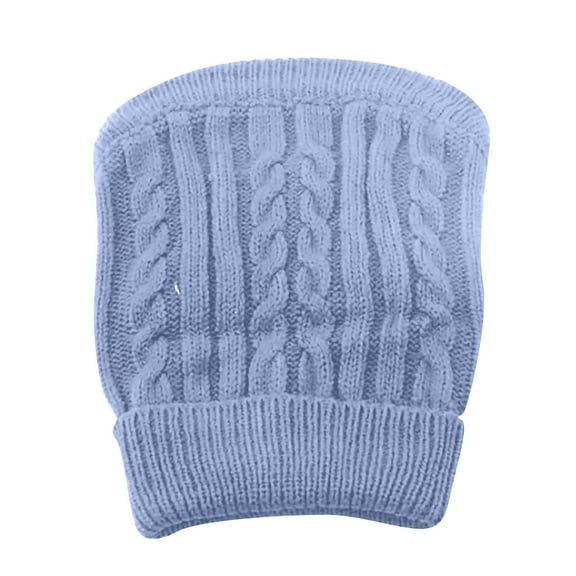 Dog Sweater for Small Dogs, Turtleneck Knitted Pullover Sweatshirt, Classic Winter Warm Pet Sweater for Boy Girl Cat Sweater(Blue,M)