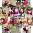 thumbnail image 1 of Dog Sweaters For Small Dogs Girl Boy Winter Fleece Clothes Warm Soft Dog Sweatshirt Outfit For Dogs ( Wine S ), 1 of 4