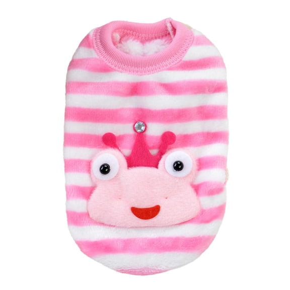 Dog Sweaters, Warm Flannel Small Dog Sweaters for Winter, Cats, Small Dogs, Teddy Pets, Warm Dogs Puppies Clothes Autumn and Winter, Cute Warm Cartoon Flannel Pet Rabbit