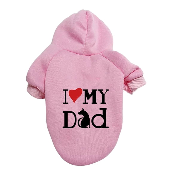 Dog Sweaters for Large and Small Dogs Letter Print Cute Hoodie Dog Sweater Soft Clothes Dog Hoodie Sweatshirt,Pink,8XL