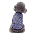 thumbnail image 1 of Dog Sweaters for Small Dogs Classic Warm Winter Fall Knit Puppy Sweater Pet Thick Clothes for Chihuahua Yorkie - (Navy,L), 1 of 9