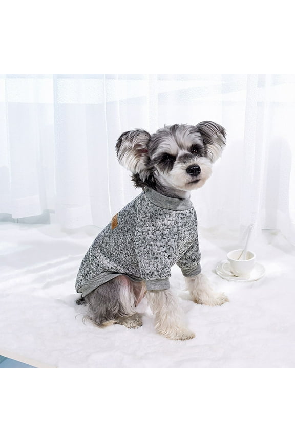 Dog Sweaters for Small Dogs Fall Winter Dog Clothes Female Fleece Puppy Sweaters Warm Thick Outfit Pet Small Dog Sweater for Boy Girl Dogs,XS